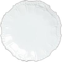 Plate Ornate Scroll Edge