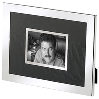 Black and Silver 2" x 3" Photo Frame