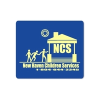 9 3/8" x 8" mouse pad with 1/8" thick rubber base.... from ASI 39552 BEL Promo