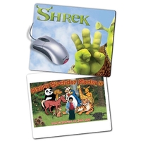 9.25" x 7.75" rectangular mouse pad with 1/4" thickness and full... from ASI...