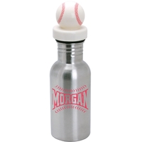 NicheBottle (TM) - Stainless steel sports bottle with baseball lid, 17......