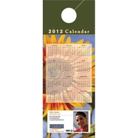 Calendar door hanger, yellow flower.... from ASI 46719 Corner Lot Marketing...