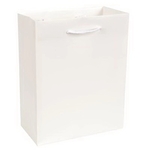 Stone Paper White EuroTote Bag (8" x 4" x 10")