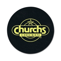 Round 3 1/2" diameter recycled tire coaster.... from ASI 35730 Americanna Co...