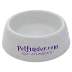 8" Plastic Pet Bowl