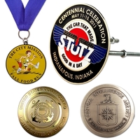 2" etched brass medallion in assorted metal finishes and up to... from ASI...