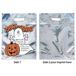 Ghost Silver Reflective Halloween Bag - Flexo Ink Print