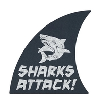 13" foam shark fin mitt.... from ASI 77280 Pepco Poms / Pepco Poms