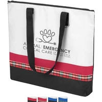 Mad About Plaid - Silkscreen - Tote made of 400 denier... from ASI 43668 ZZ...