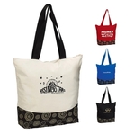 Zippered Color Pop Tote