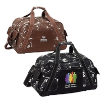 Duffel bag made of modern micro fiber with creamy contrast stitching.... from...