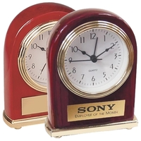Rosewood Finish Clock