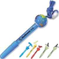 Pen with globe shaped top and bubbles inside.... from ASI 35500 American...