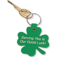 Lucky - Clover shaped key tag.... from ASI 48500 Dard Products / Tag Master