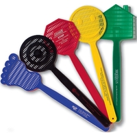 House - Shaped fly swatter, 16", molded in flexible polyethylene for... from...