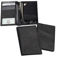 Travel wallet with multiple pockets and a flap pocket for the... from ASI...