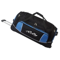 30" rolling duffel with large front zip pocket and dual end... from ASI 79384...