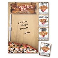 11" x 8.75" memo board with magnetic back, write-on/wipe-off surface, wet......