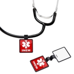 Anti-Microbial Square Stethoscope ID Tag