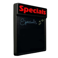 20"x25" Illuminated Write-On Board Simulated Neon Sign