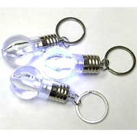 Light bulb shape flashlight keychain... from ASI 74585 Nu Promo International...