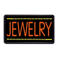 13" x 24" simulated neon sign with ready-made title light box.... from ASI...