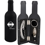 3 PC BOTTLE WINE ACCESSORY SET
