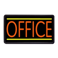 13" x 24" office simulated neon sign.... from ASI 30442 Above & Beyond...