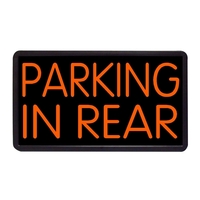13" x 24" parking in rear simulated neon sign.... from ASI 30442 Above &...