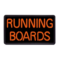 13" x 24" running boards simulated neon sign.... from ASI 30442 Above &...