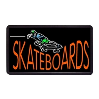 13" x 24" skateboards simulated neon sign.... from ASI 30442 Above & Beyond...