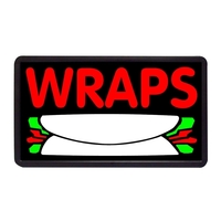 13" x 24" wraps simulated neon sign.... from ASI 30442 Above & Beyond...