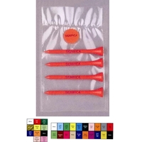 Value Golf Tee Poly Bag Combination pack with 4 Golf Tees... from ASI 63500...