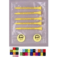Value Poly Bag Combo Pack - 3 1/4" Godzilla" Golf Tees
