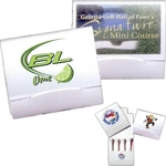 Pro Elite Gold Standard Golf Tee Packet w/ 4 Tees & 1 Marker
