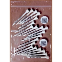 Golf Combo Pack in Resealable Bag w/ Twenty 2 3/4" Tees... from ASI 63500...