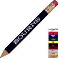 Round golf pencil with a smooth finish.... from ASI 63500 Jomar Industries...