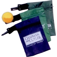 Nylon Zipper Golf Pouch / Ditty Bag