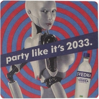 3.5" SQUARE 40 point High Density Pulp Board Coaster