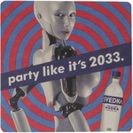 3.5" SQUARE 40 point High Density Pulp Board Coaster