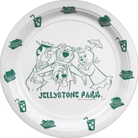 White 9" paper plate with ultra die, 17 point, poly coated... from ASI 88200...