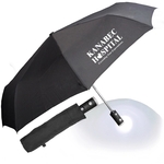 43" Auto Open and Close Umbrella Flashlight with Case