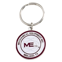 Economical Die Struck Iron Key Tag