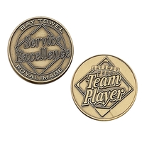 Domestic Die Struck Brass Lapel pin in with military clutch, up... from ASI...