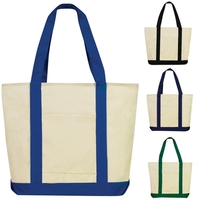 Shopping tote bag with front open pocket... from ASI 34800 Alstar Creations /...