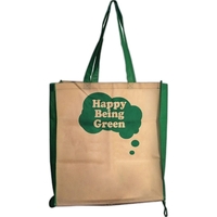 100% recycled nonwoven folding bag