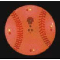 Custom baseball shape flash lapel pin and attractive flashing light.... from...