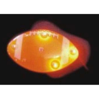 Custom football shape flash lapel pin and attractive flashing light.... from...