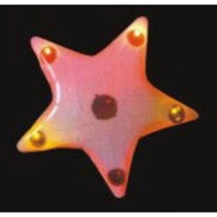Custom star shape flash lapel pin and attractive flashing light.... from ASI...