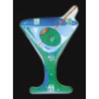 Custom martini flash lapel pin with flashing light.... from ASI 36988 Artek...